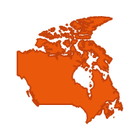 Canada - the real size of countries comparison