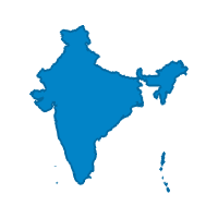 India - Real Size Of Countries