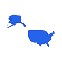 United States - real size of countries map